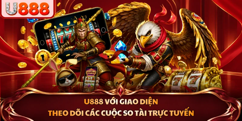 U888 với giao diện theo dõi các cuộc so tài trực tuyến